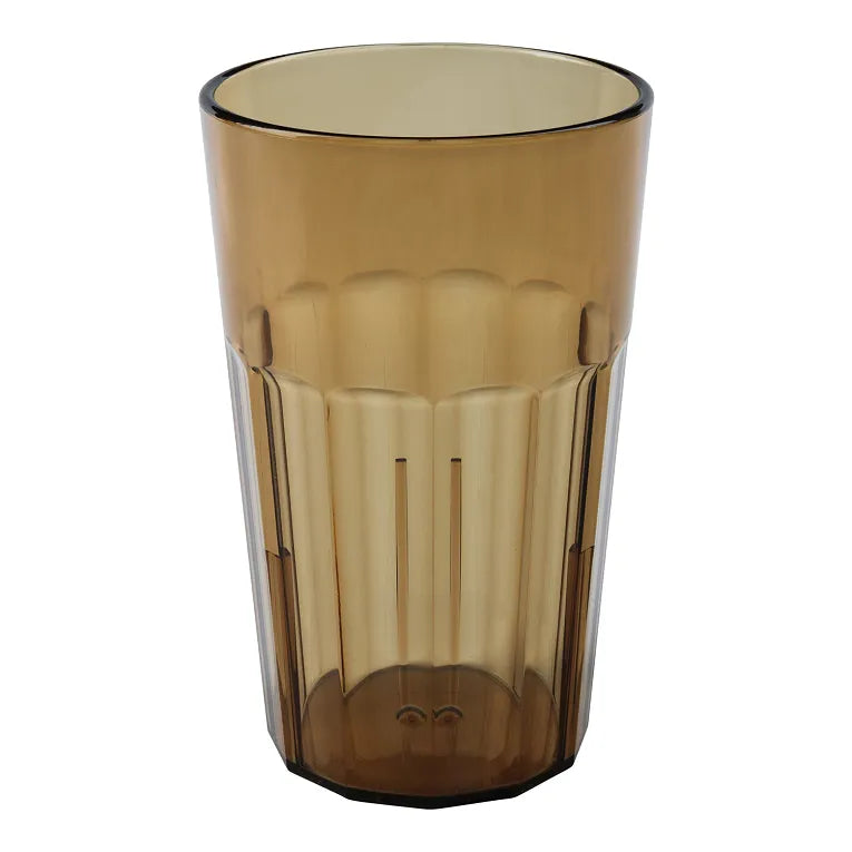 Cambro NT14153 I Newport Tumblers - 414 mL I Amber I Case of 36