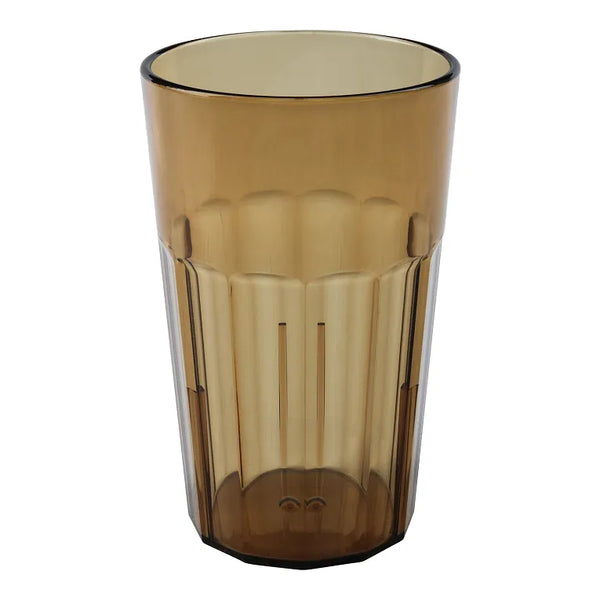 Cambro NT14153 I Newport Tumblers - 414 mL I Amber I Case of 36