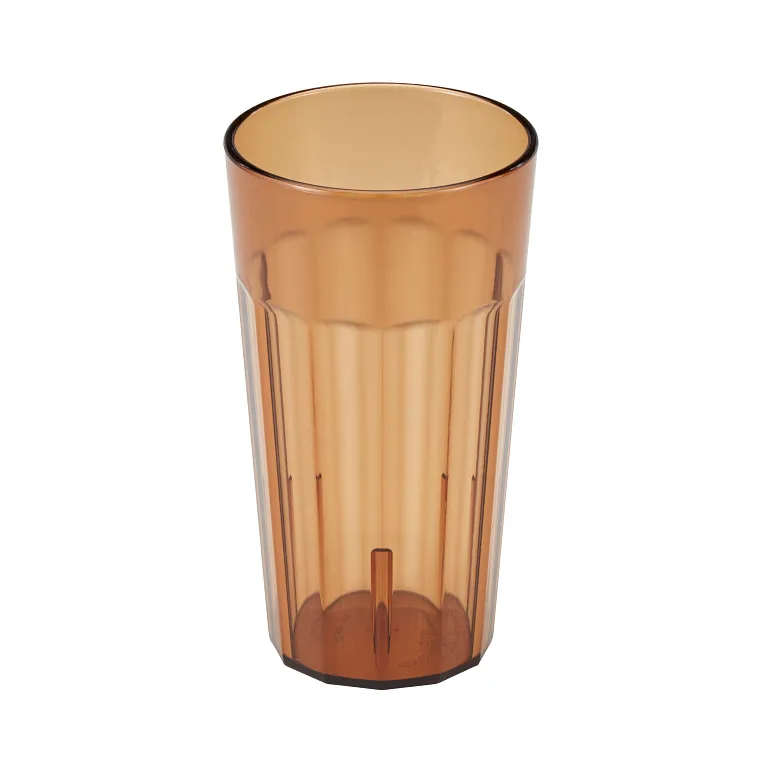 Cambro NT16153 I Newport Tumblers - 485 mL I Amber I Case of 36