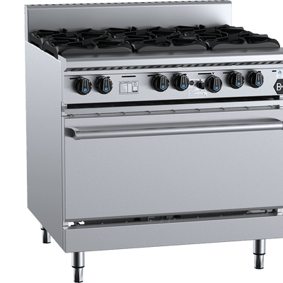 B+S Black Series OV-SB6 Six Burner Oven