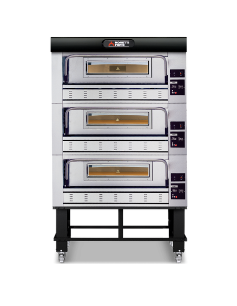 Moretti COMP P110G B/3/S Series P110G I 3 Deck Oven I on Stand I 918kg