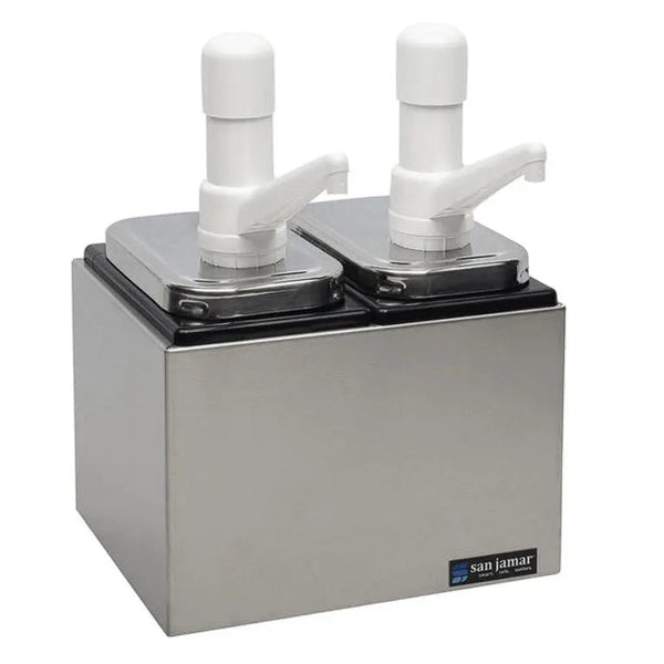 San Jamar P9712 | Condiment Pump Service Centers | 2 Well