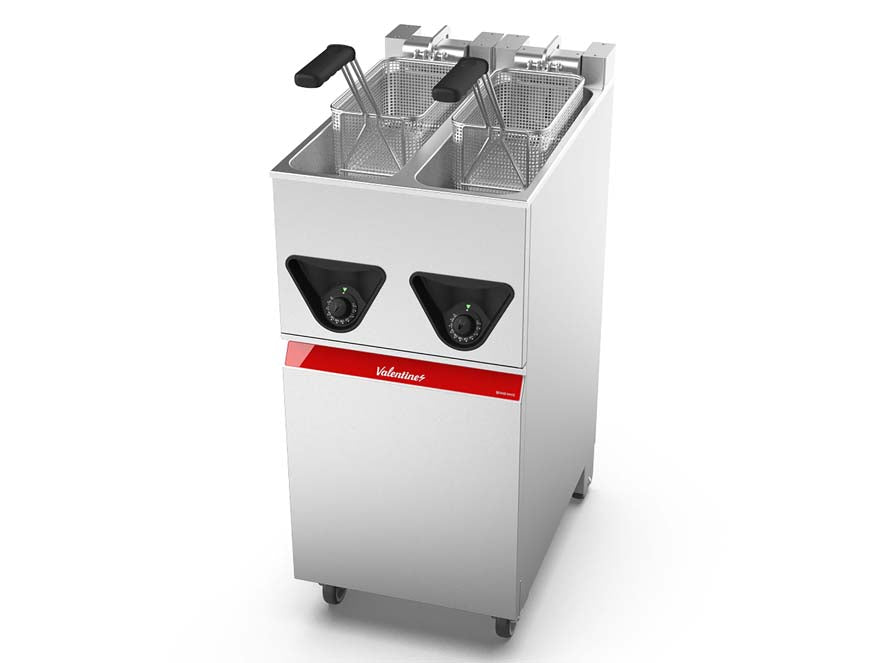 Valentine 8510 | Electric Deep Fat Fryer Core | 2 x 8 Litres | Deep Fat Fryer