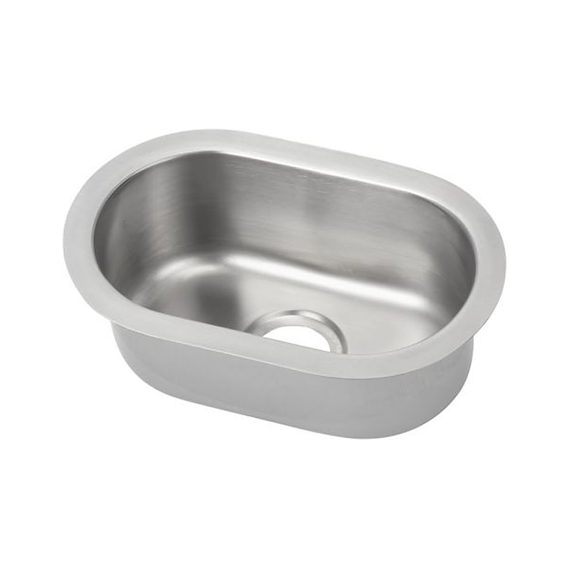 3monkeez PB01 Pressed Stainless Steel Sink Bowl, 140x250x110
