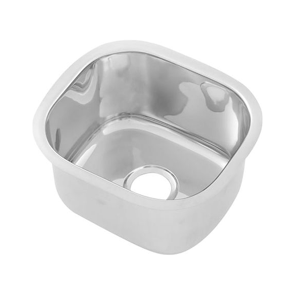 3monkeez PB02 Pressed Stainless Steel Sink Bowl, 290x250x165