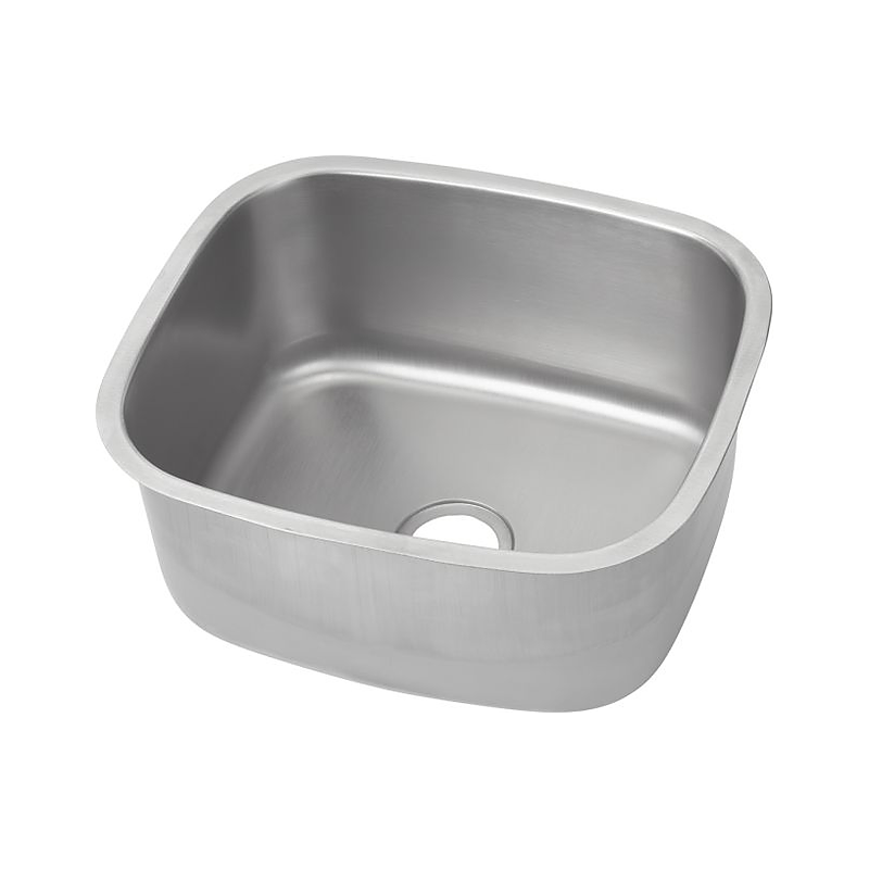 3monkeez PB14 Pressed Stainless Steel Sink Bowl, 400x340x200