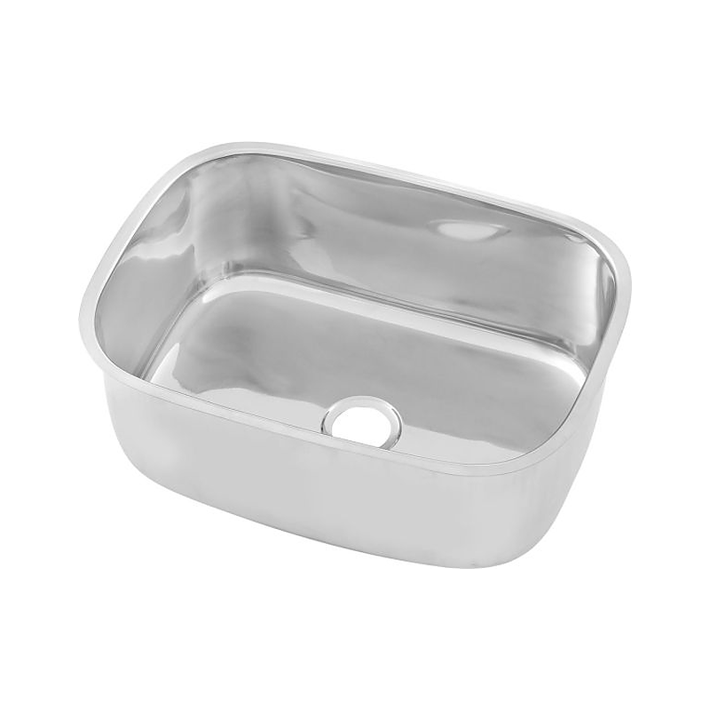 3monkeez PB23 Pressed Stainless Steel Sink Bowl, 520x370x210