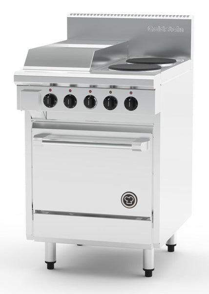 Goldstein PE12G2S20-X | Electric Oven Ranges | 2 x 2 kW Solid Plates | Static Oven