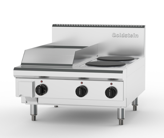 Goldstein PEB12G2S-X | 800 Series | 2 x 2 kW | Solid Plates | Electric Cooktops