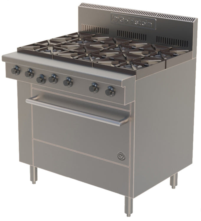 Goldstein PF628E-X 6 Burners Electric Static Oven