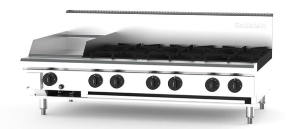 Goldstein PFB12G6-X 1220mm I Gas Stove I Boiling Tops I 6 Burners Gas Stove