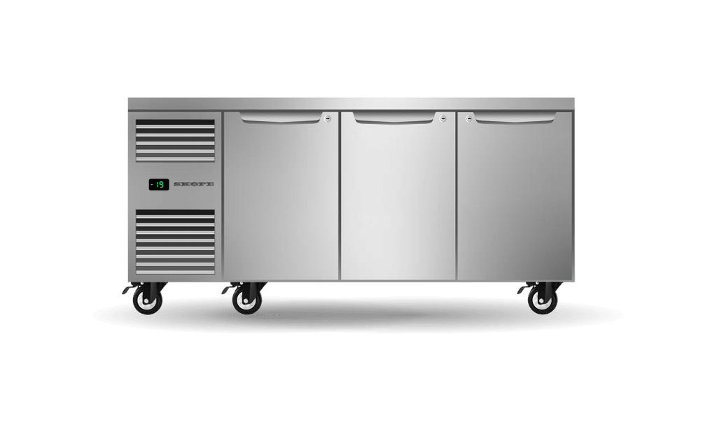 SKOPE PG11.UBF.3.SD ProSpec Underbench Freezer | GN 1/1 | 3 Solid Doors | Left Hand | 447L