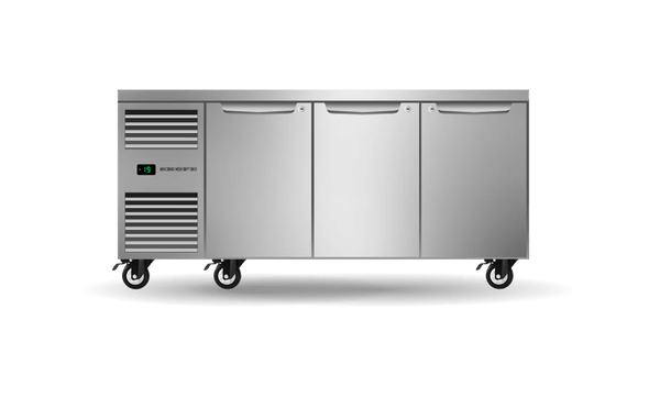 SKOPE PG11.UBF.3.SD ProSpec Underbench Freezer | GN 1/1 | 3 Solid Doors | Left Hand | 447L