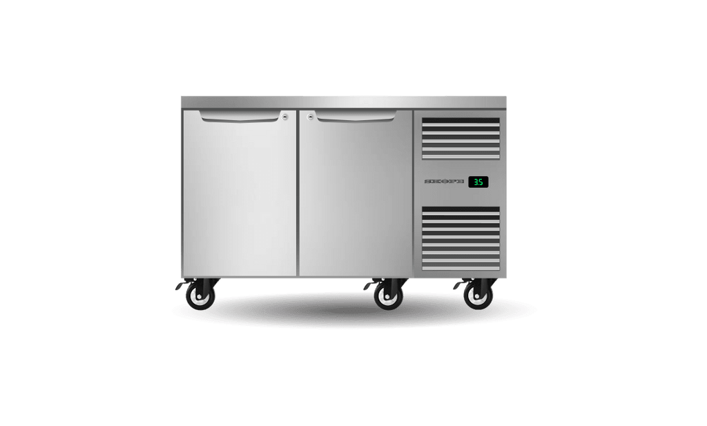 SKOPE PG11.UBR.2.SD.RH ProSpec Underbench Fridge | GN 1/1 | 2 Solid Doors | Right Hand | 288L