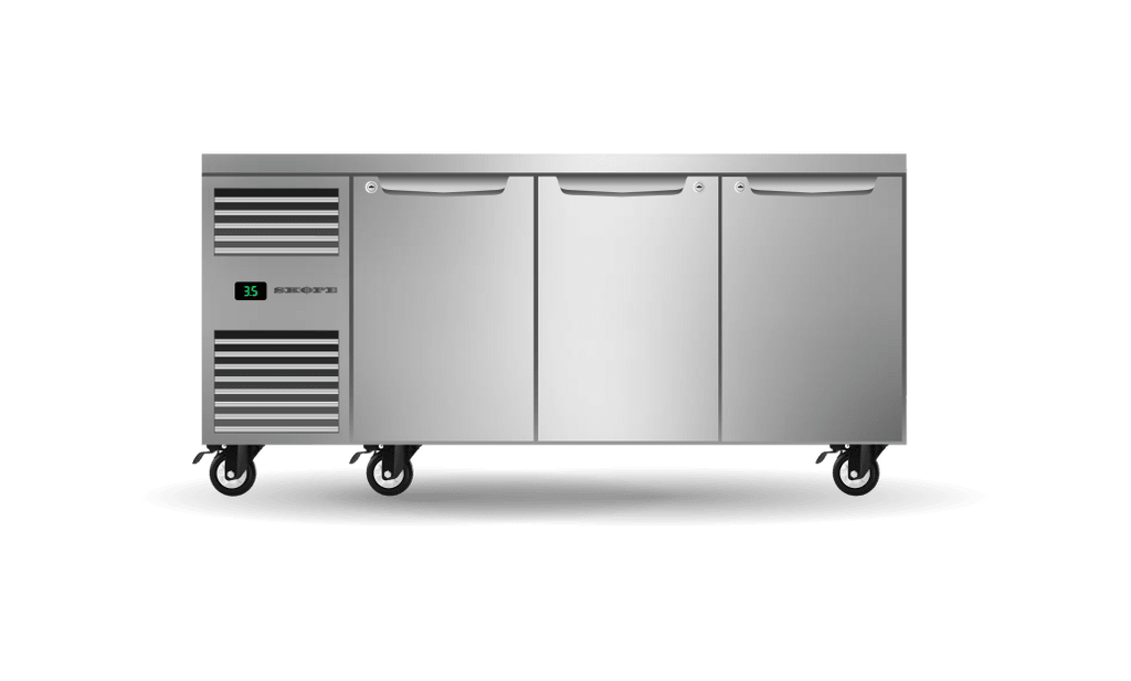 SKOPE PG11.UBR.3.SD ProSpec Underbench Fridge | GN 1/1 | 3 Solid Doors | Left Hand | 447L