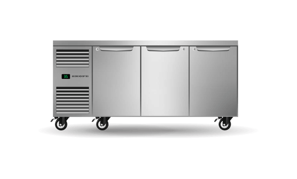 SKOPE PG11.UBR.3.SD ProSpec Underbench Fridge | GN 1/1 | 3 Solid Doors | Left Hand | 447L