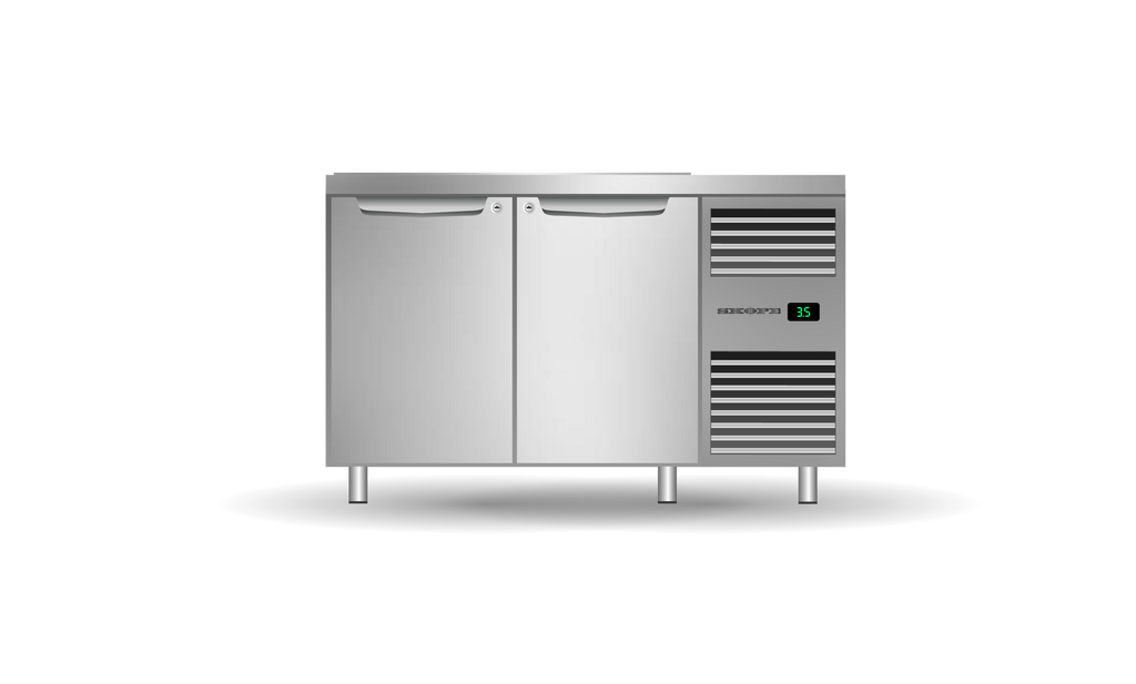 SKOPE PG13.PPS.2.SD.RH ProSpec Preparation Fridge | Free-standing 2 Bay Right Hand