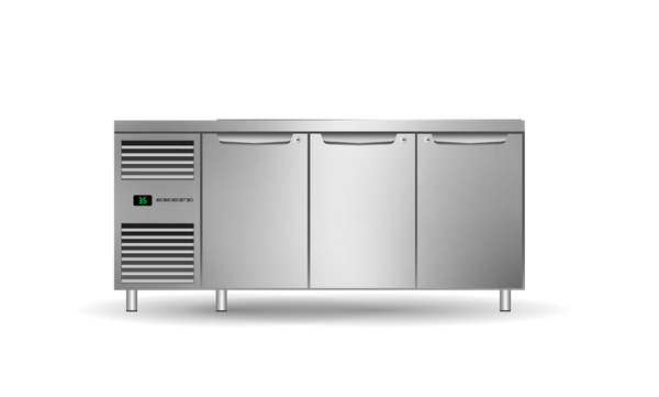 SKOPE PG13.PPS.3.SD ProSpec Preparation Fridge | Free-standing 3 Bay Left Hand