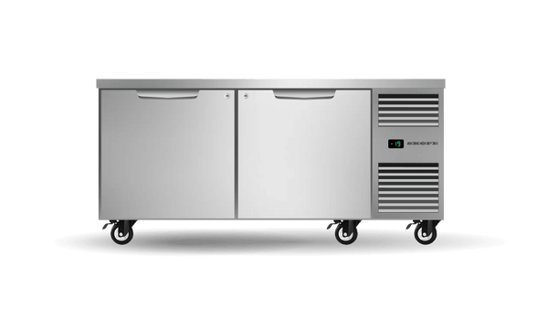 SKOPE PG21.UBF.2.SD.RH ProSpec Underbench Freezer | GN 2/1 | 2 Solid Doors | Right Hand | 538L