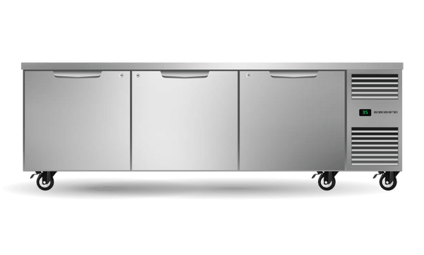 SKOPE PG21.UBR.3.SD.RH ProSpec Underbench Fridge | GN 2/1 | 3 Solid Doors | Right Hand | 857L
