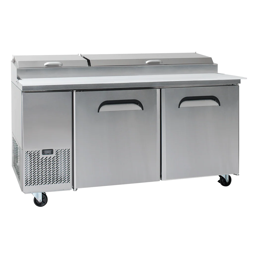 Pizza Prep Fridge, Bromic, PP1700 2DR, 2 Door Prep Fridge, Pizza Fridge