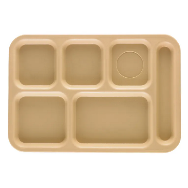 Cambro PS1014161 I Penny-Saver Compartment Trays I 25.4 x 36.5 cm I Tan I Case of 24