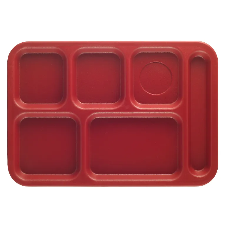 Cambro PS1014416 I Penny-Saver Compartment Trays I 25.4 x 36.5 cm I Cranberry I Case of 24