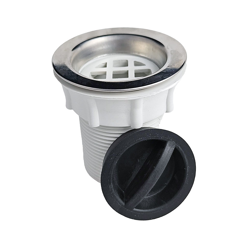 3monkeez PW40 2 Piece Reducing Ring Suit 90mm Outlet to 50mm Waste, 316 Grade Stainless Steel - Plug and Waste