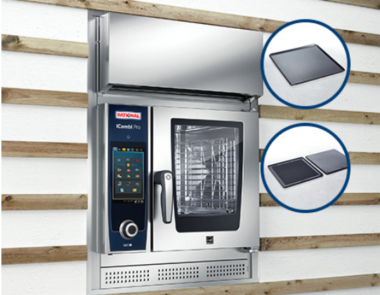Package 4 | Rational ICP-XS-623-KIT | iCombi Pro XS with UltraVent Plus wall integration