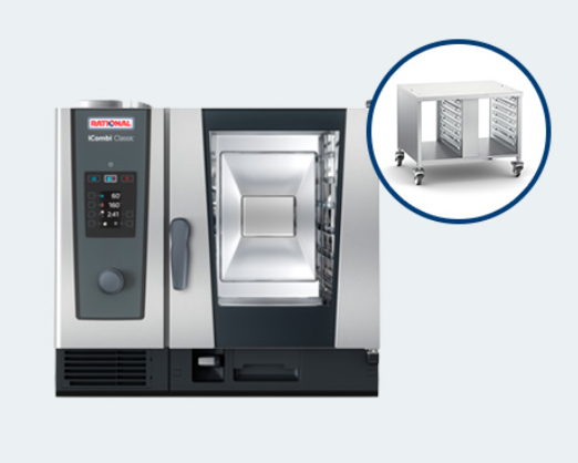 Package 5 | Rational ICC61-208 | iCombi Classic 6-1/1 | with Option Safety Door Lock