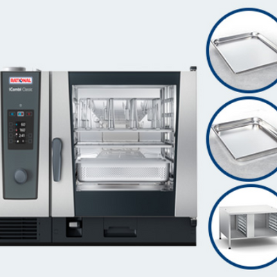 Package 6 | Rational ICC62G-LP - iCombi Pro 6-2/1 Gas