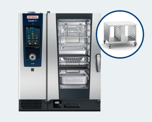 Package 9 | Rational ICP101G-LP-LH | iCombi Pro 10-1/1 Gas | with Left Hand Door Hinge Option