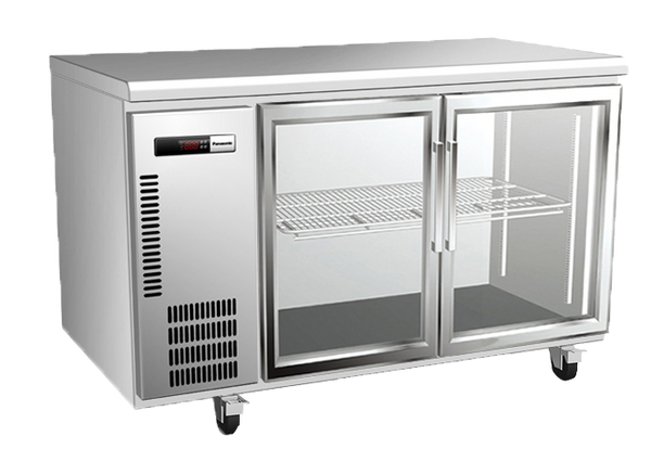 Panasonic BR-1571HP | 2 Glass Door | 393 L | Underbench Fridge