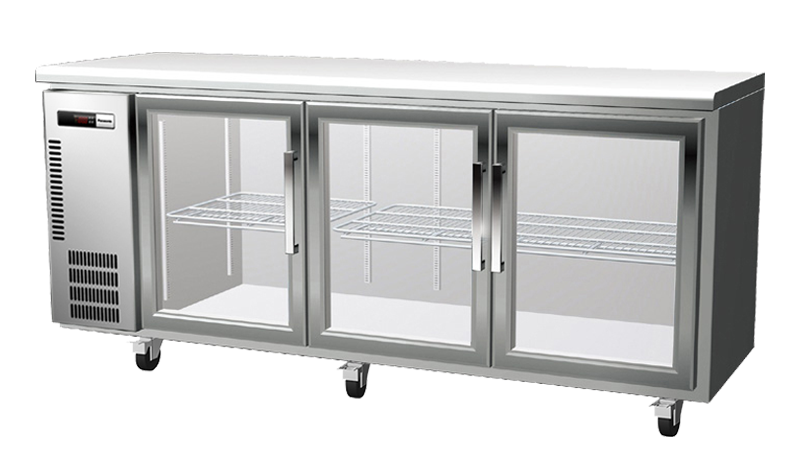 Panasonic BR-1871HP | 3 Glass Door | 495 L | Underbench Fridge