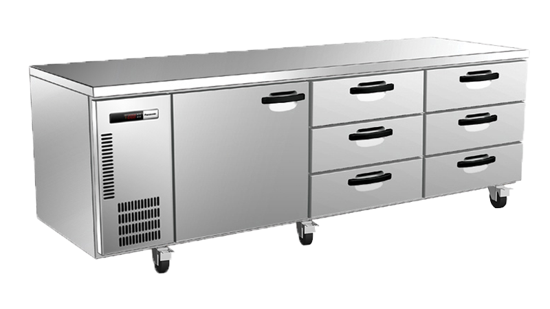Panasonic SUR-1871HP-DWW | Underbench Fridge With 6 Solid Drawers & 1 Door | 267 L | Underbench Fridge