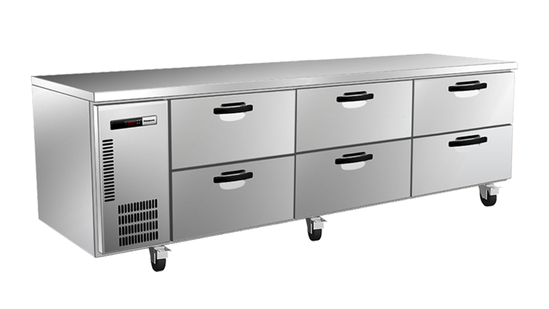 Panasonic SUR-1871HP-NNN | With 6 Solid Drawers | 155 L | Underbench Fridge