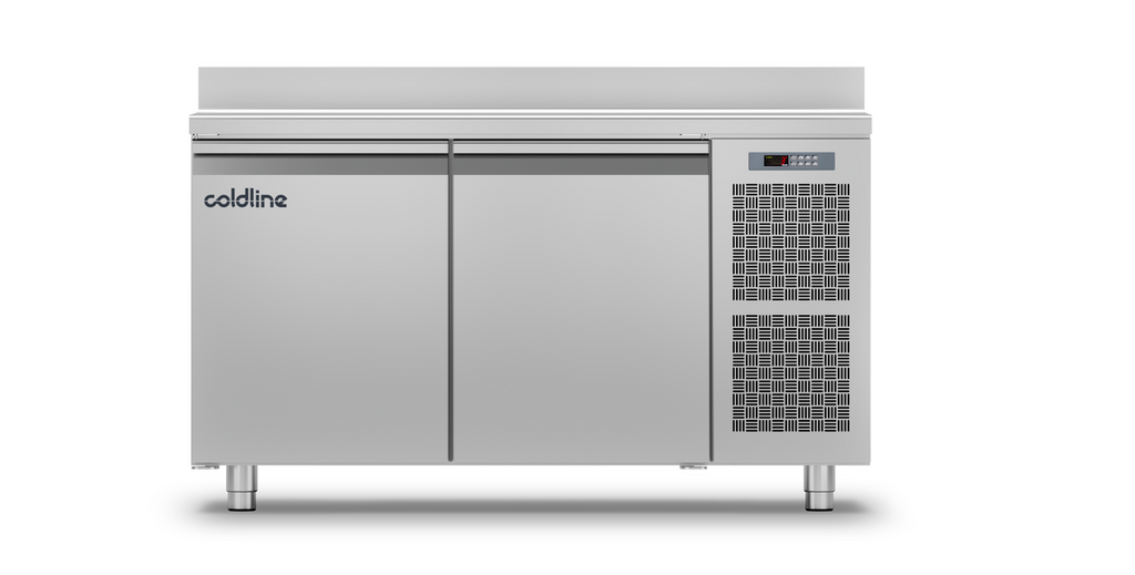 Coldline TA13/1BJ|2 Door Pastry Freezer Counter with s/steel worktop &