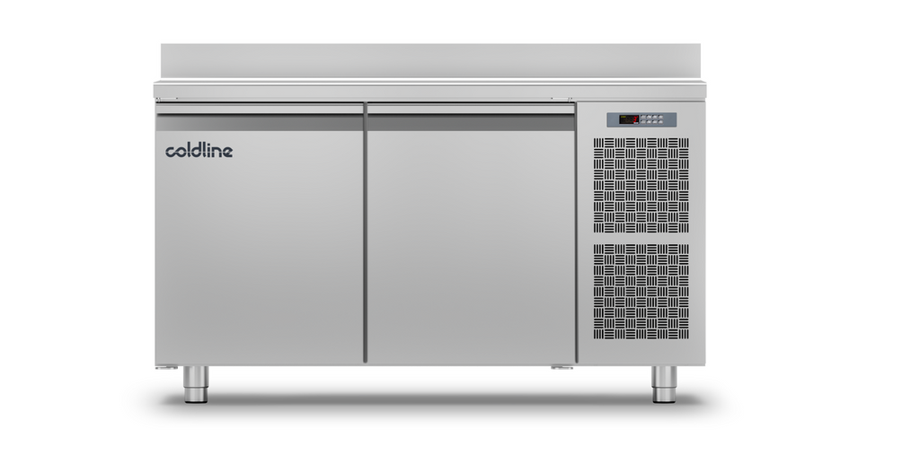 Coldline TA13/1MJ|2 Door Pastry Counter with s/steel worktop &