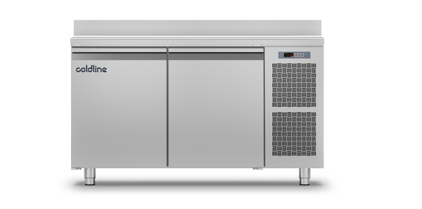 Coldline TA13/1MJ|2 Door Pastry Counter with s/steel worktop &