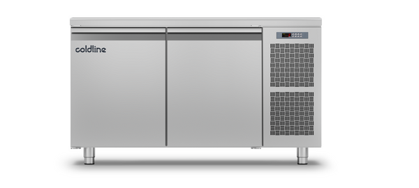 Coldline TP13/1MJ|2 Door Pastry Counter with s/steel worktop -2°+8°C