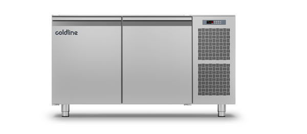 Coldline TS13/1BJ|2 Door Pastry Freezer Counter with no worktop -15°-22°C