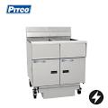 Pitco EP14-FFS-3/FD | Cold Zone | 3 Bank Fryer | 2x Full Tank | 1x Split Tank | Electric Fryer