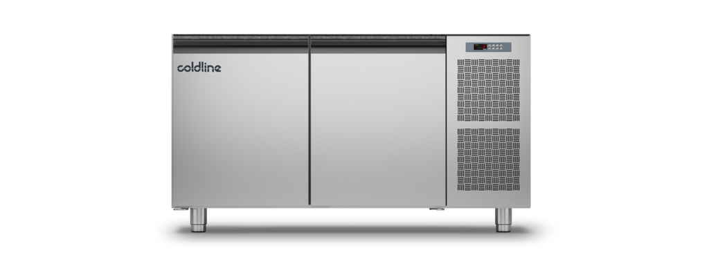 Coldline TZS13/1M|2 Door Pizza Preparation Counter with no worktop -2°+8°C