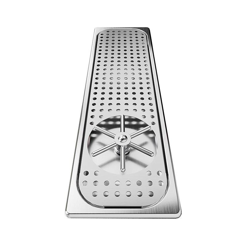 3monkeez R-PR-SJD600 Glass/Milk Jug with Honeycomb Drain Tray (Long), Including Drain Elbow