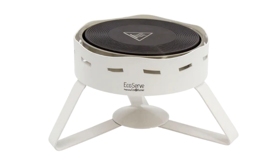 Eco Serve R3S-WH 5006 | EcoServe | Small Round Stand | Base Only | Powder Coated | White