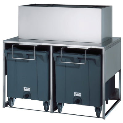 Brema RB100 I Ice Storage Container I Stainless Ice Bin I With Moulded Trolley I Ice Bin I Ice Storage I Ice Bin I 108kg