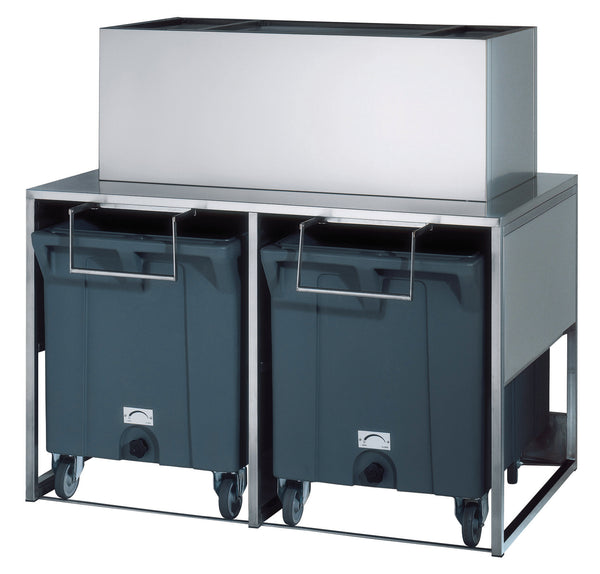 Ice Storage Container, Brema RB100, PP Moulded, Trolley Ice Bin, 108Kg

