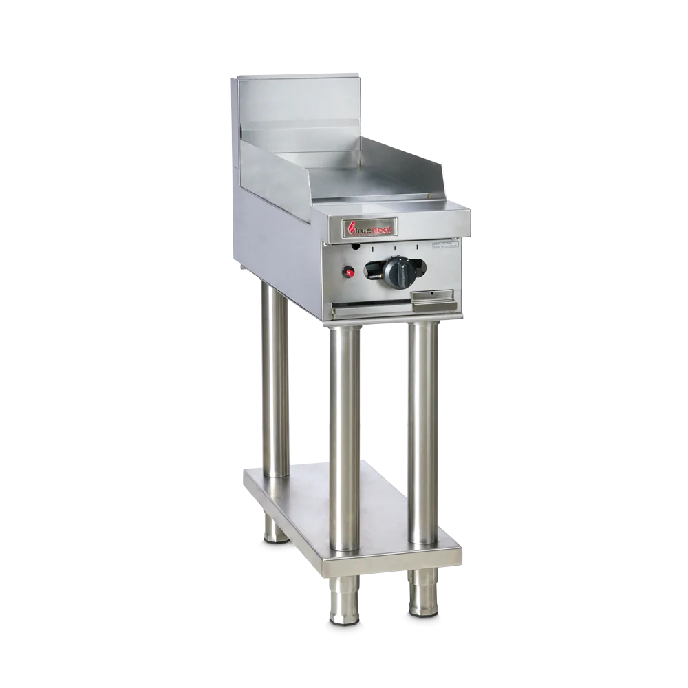 Trueheat RCT3-3G-LP-STD3-KIT | 300mm Top With Full Griddle Plate LPG | Bundle | With Stand and Regulator LP