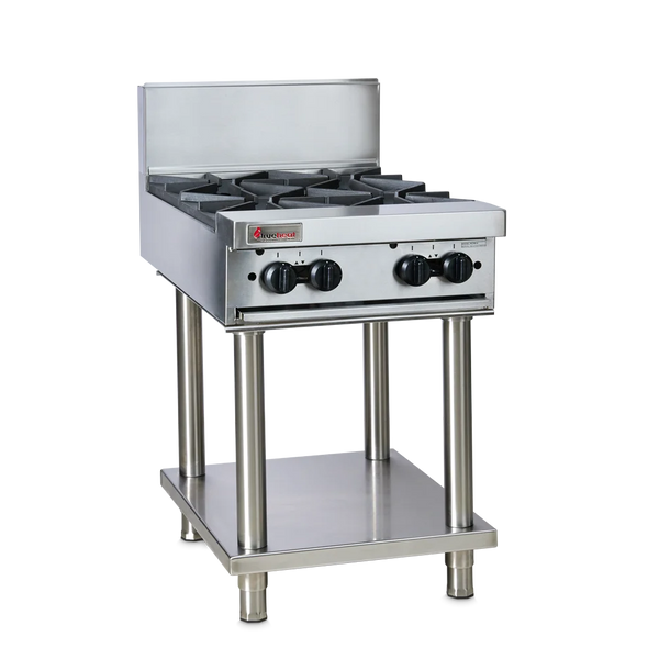 Trueheat RCT6-4-NG-STD6-KIT | 600mm Top With 4 Burners NG | Bundle | With Stand and Regulator LP