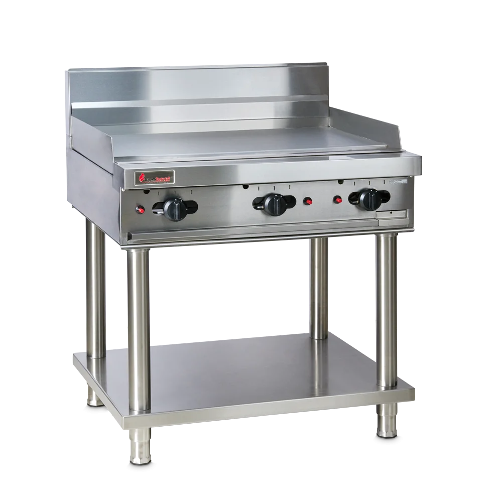 Trueheat RCT9-9G-LP-STD9-KIT | 900mm Top With Full Griddle Plate LP | Bundle | With Stand and Regulator LP